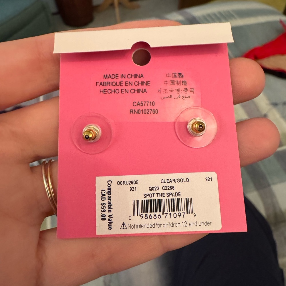 Kate Spade stud earrings - Picture 2 of 5